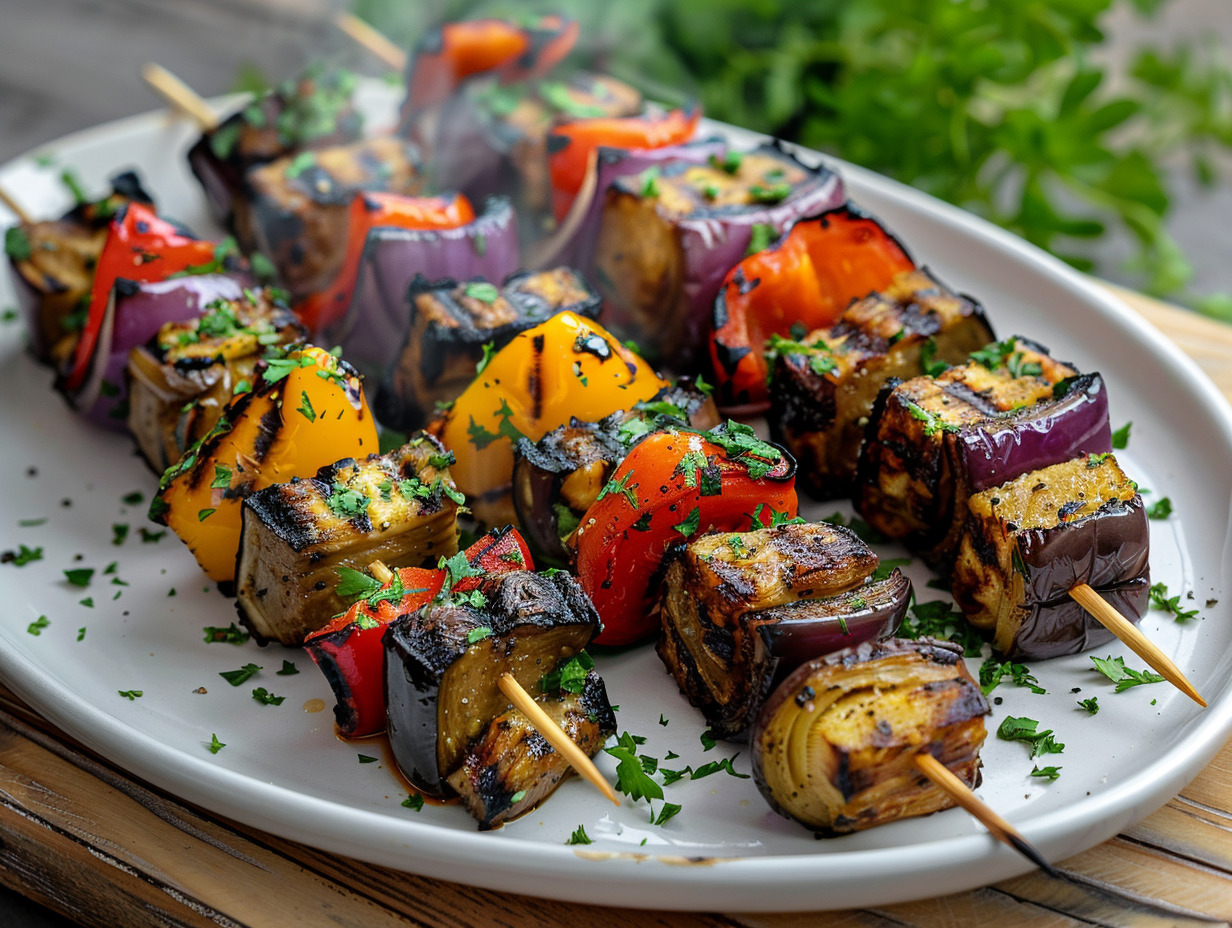 brochettes légumes