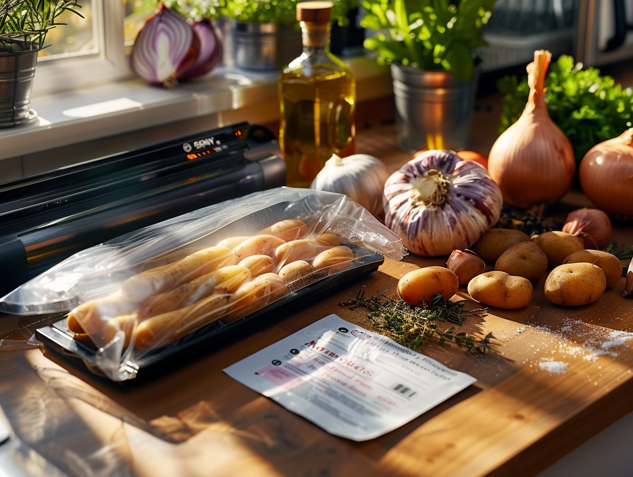 aliments sous vide